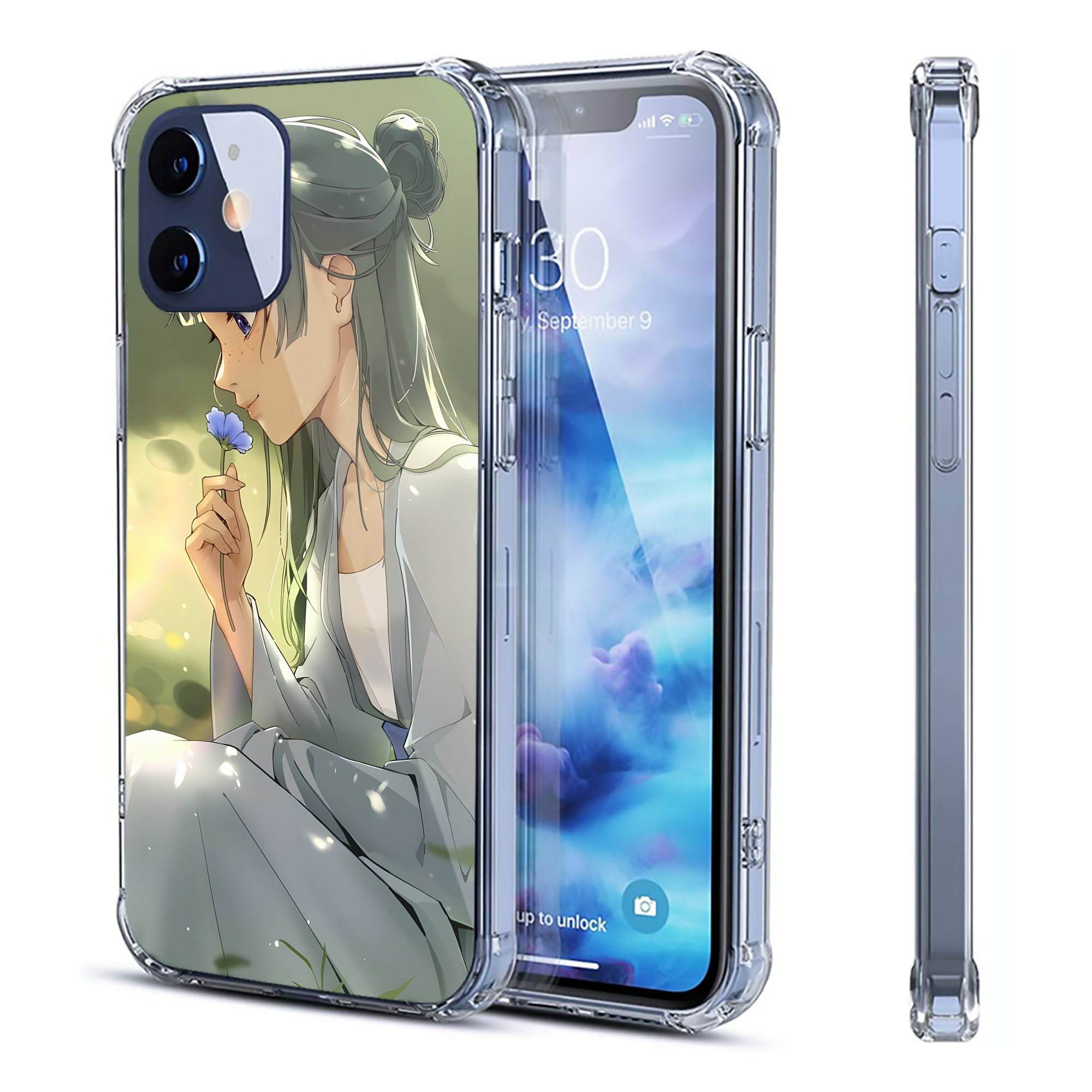 （画像用） 薬屋のひとりごと The Apothecary Diaries 【iPhone 12シリーズ対応】透明スマホケース（クリアソフトケース）